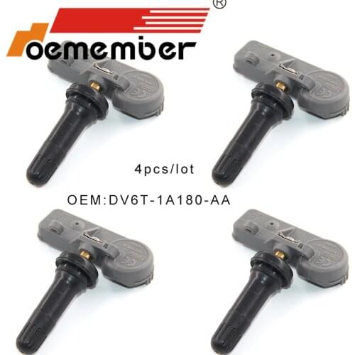 4PCS DV6T-1A180-AA Car Tire Pressure Sensor TPMS System Sensor For Ford Mondeo Explorer Lincoln Navigator BB5T-1A180-AA 433MHZ
