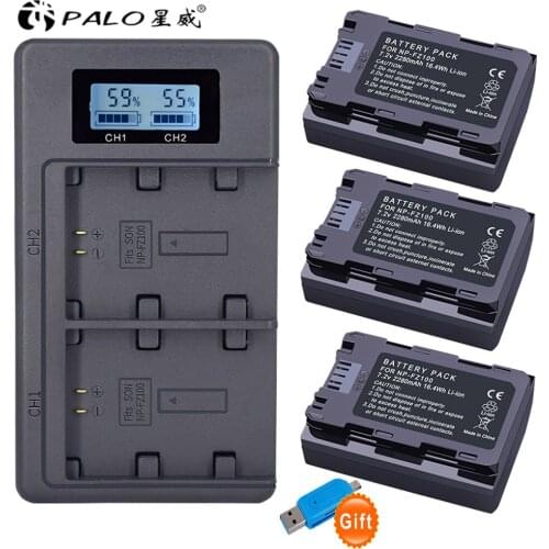 1-4pcs NP-FZ100 NPFZ100 NP FZ100 2280mAh 7.2V / USB fast smart charger for Sony NP-FZ100 BC-QZ1 sony a9 a7R III a7 III ILCE-9