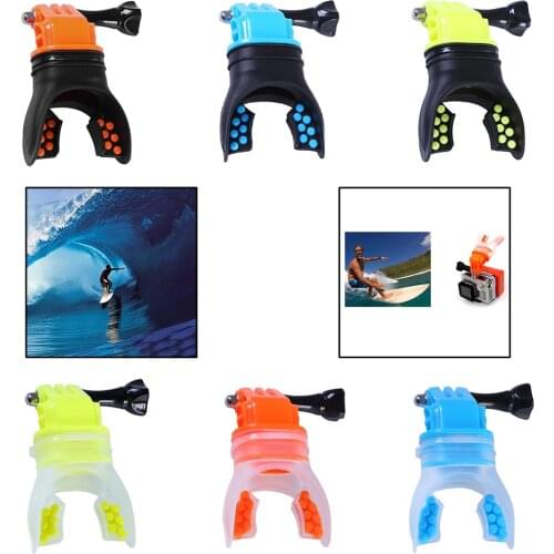 Surfing Diving Action Camera Holder Mouth Mount Teeth Braces Holder for GoPro 7 8 6 5 Surfing Shoot Accessories