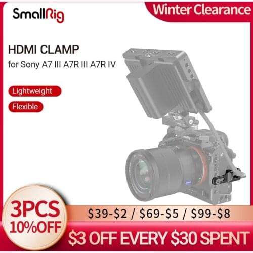 SmallRig HDMI Clamp for Sony A7 III A7R III A7R IV Cage 3104
