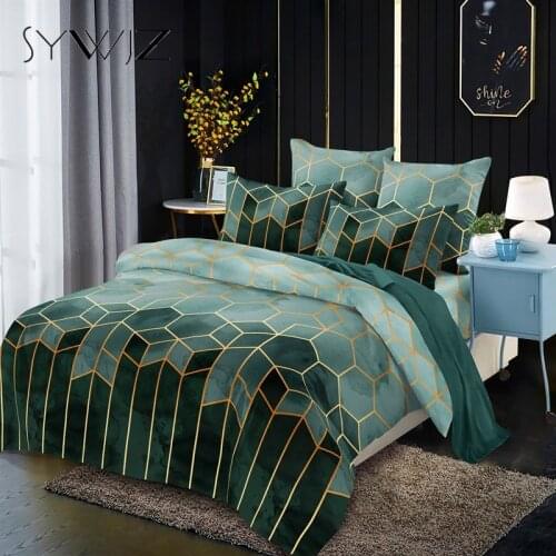 Luxury Duvet Cover Set Fashion Geometric Series Bedding Sets Comforter Duvet Cover Pillowcase Home Textiles