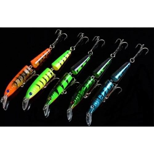 L104H 5pcs/lot 10.5cm 9.6g fishing Jointed minnow wobbler Lures fish bait artificial lure Fishing minow lures