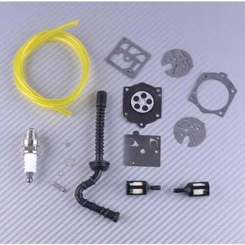LETAOSK Fuel Filter Line Hose Fit for Stihl 015 015AV 015L Spark Plug Carburetor Repair Kit Accessories