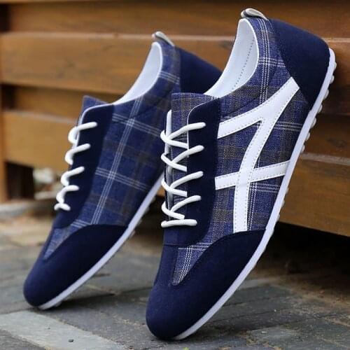 New Sneakers Men Lace-up Casual Shoes 44 Fashion Men Shoes Canvas Men Loafers Moccasins Slip On Mens Flats Male Driving Shoes