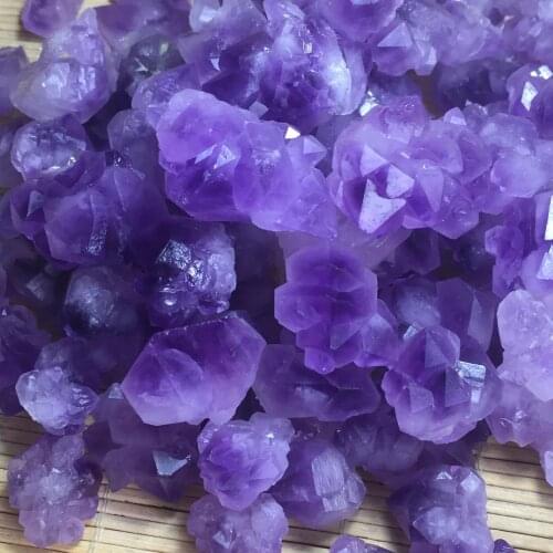 100g Brazi natural beautiful amethyst mineral crystal particles Specimens