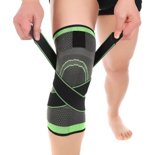 Drop Ship From USA Pressurized Fitness Running Cycling Bandage Knee Support Braces Elastic Nylon Sports Compression Pad Sleeve