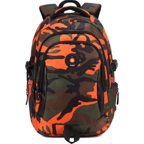 Camouflage Printting Children School Bags for Boys Randoseru Waterproof Nylon School Backpack Kids Bag mochila infantil