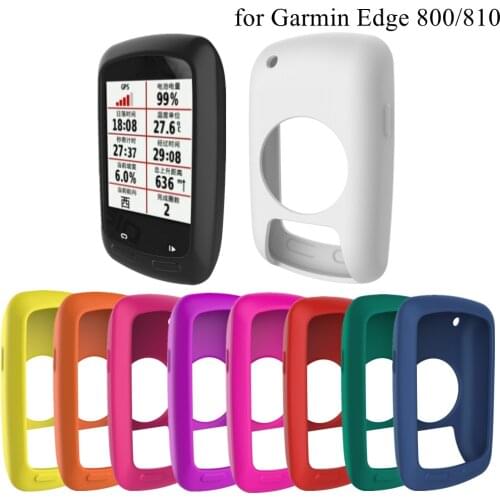 Bicycle Silicone Rubber Protective Cover For Garmin Edge 800/810 Bike Cycling GPS Computer Accessories Soft Gel Skin Case Cover