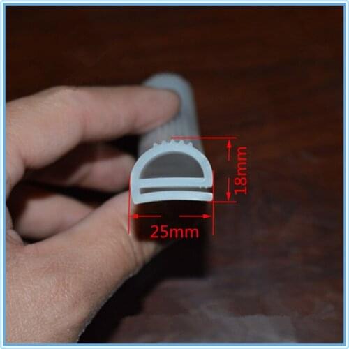 3 m 16X13mm 25x18mm E article silicone bar.high temperature resistance heat-resistant e The oven sealing strip Rubber Seal strip