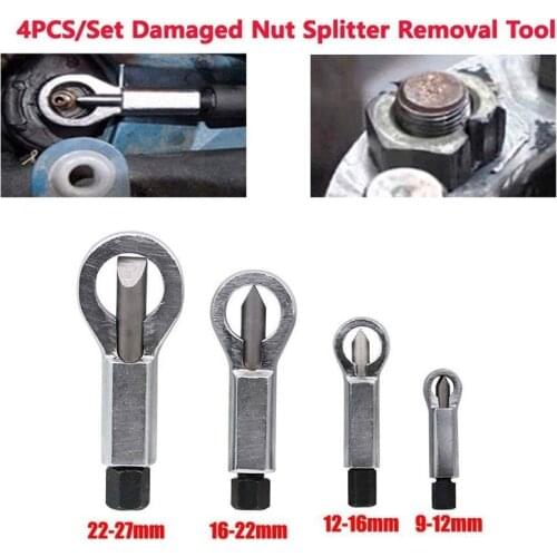 Heavy Duty Anti-rust Damaged Nut Separator Dismantler Rusty Nut Separator Wrench Dismantling Tool Steel Wrench Hexagonal Wrench