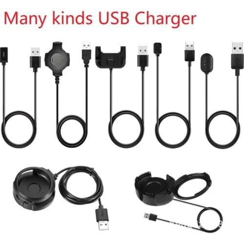 Many Kinds USB Charger Smart Watch Data Cable For Xiaomi Huami Pace Cable For Huami Amazfit Stratos 2 Pace Charger Cable