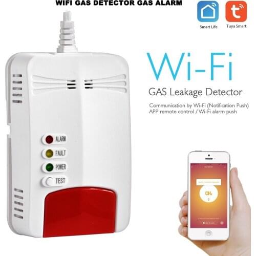 High Sensitivity Coal Natural Gas Leak Detector Gas Detector Gas Alarm Smart Wifi /Gas Detector for Home - Gas Leak Detector