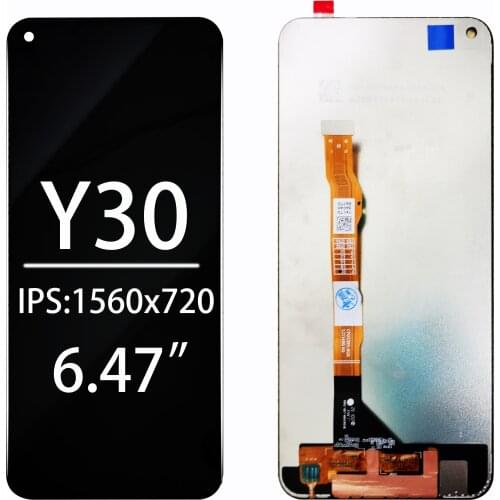 6.47 Inch 1560x720 LCD For Vivo Y30 Y 30 1938 V2034A LCD Display + Touch Screen Digiziter Assembly With Tools