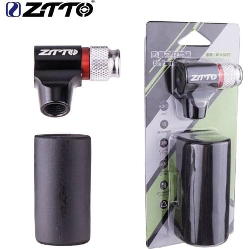 ZTTO Bicycle Pump CO2 Cartridge Adapter Mount High Pressure For FV AV Schrader Presta Valve Bike Cycling Tire Air Pump TOP HOT