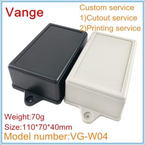 1pcs/lot electrical wire connector junction box 110*70*40mm ABS plastic case diy enclosure for transformer project