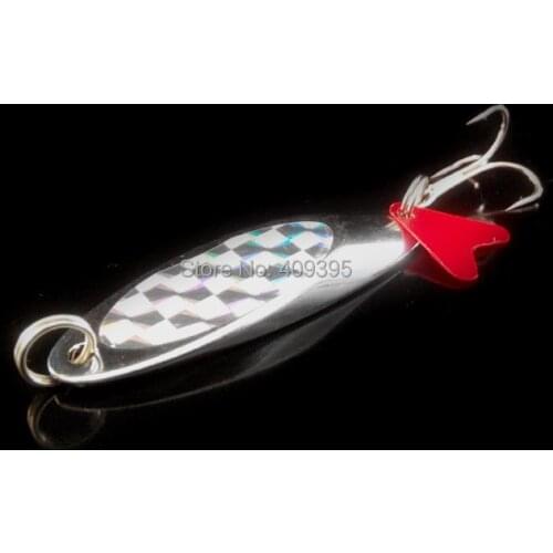 10pcs 21g/14g/10g/7g/5g Metal fishing lure Fishing spoon silver and gold colors Free shipping