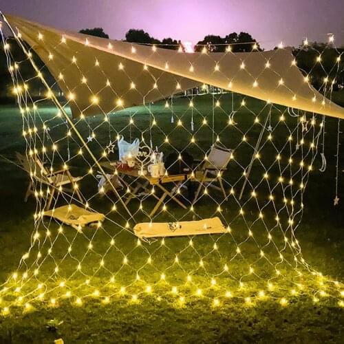 3M*2M 2M*2M 1.5M*1.5M LED Net light Outdoor Mesh Net Fairy Light Decor Christmas Wedding Party Curtain Icicle String Light