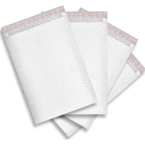 50pcs White Bags For Packaging Bubble Mailers Padded Envelopes Poly Envelopes Packaging Bags For Business Mailing Envelopes