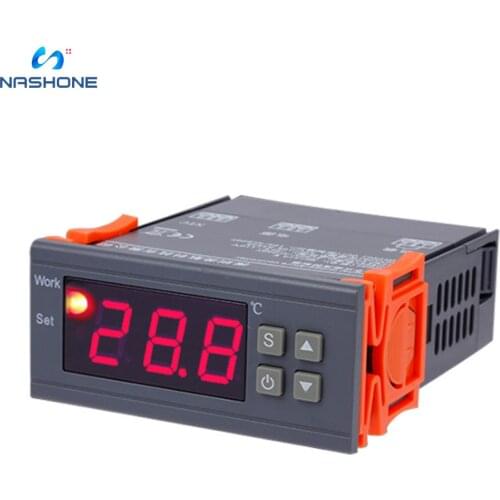 Nashone Digital Temperature Controller Thermostat Thermoregulator thermostat 220v LED 10A Heating Cooling