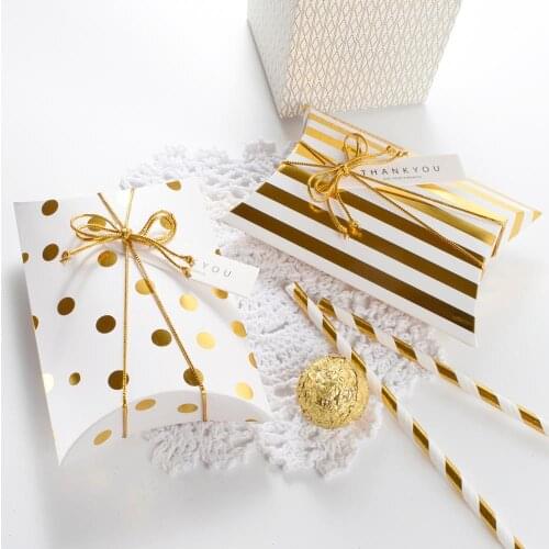 5-10pcs Gift Chocolate Box Packaging Cookies Bags Candy Biscuit Wrapping Paper Bag Wedding Christmas Birthday Party Decoration