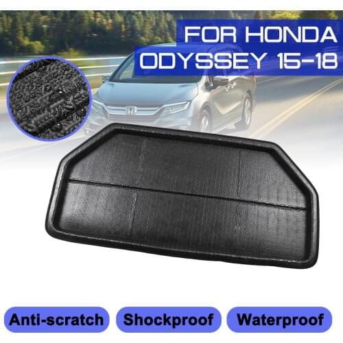 For Honda Odyssey 2015 2016 2017 2018 Car Floor Mat Carpet Rear Trunk Anti-mud Cover