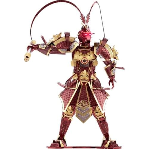 The Monkey King P076-RGS Piececool 3D laser cutting Jigsaw puzzle DIY Metal model Educational Puzzle Toys for Children & Adult