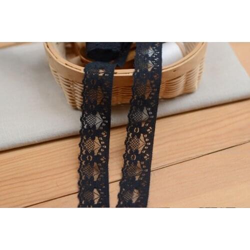 1/meter doll Black Lace 2.3 cm wide