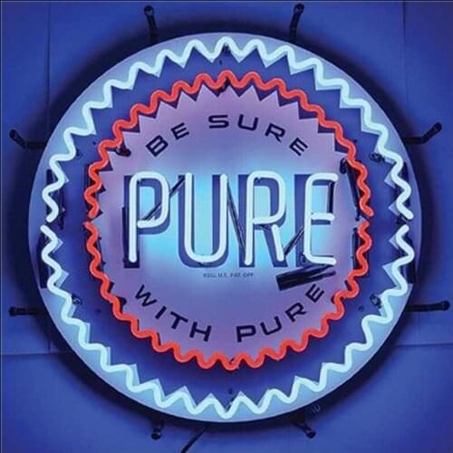 Neon Sign For Be Sure White Pure Oil light Beer Gas Station Window Advertise Custom LOGO Decorate Display Impact Attract light