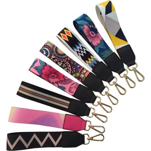 Fashion New Color Ethnic Style Hand Carrying Strap, Handle With Key Ring, Key Ring, Decorative Belt, Accessory Strap, Short Hand