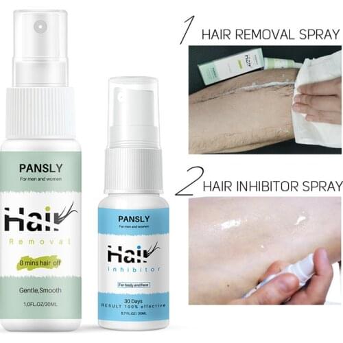 New Hair growth control spray, hair removal spray, non-irritating use, the whole body, legs, armpits, hair removal essence