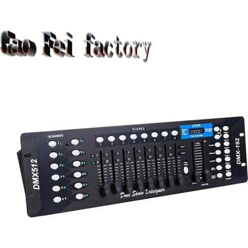 DJ Lights Equipment Dmx Consoler 192 Use For Editing Program Of DMX Stage Lighting Runing