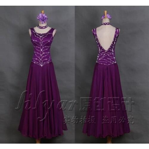 Modern Dance Competition Dresses Performing Dresses Dresses Middle East Drape Pleated Dresses Big Dresses Purple Red