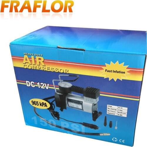 Portable 12V 150PSI Car Tire Inflator Pump Auto Car Pump Air Compressor Car Motor Tyre Air Inflator Motorcycle Inflatable Pump