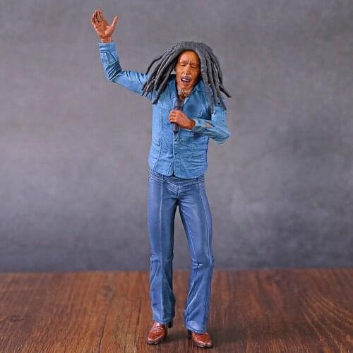 Reggae Singer Music Bob Marley PVC Figure Collectible Figurine Model Toy