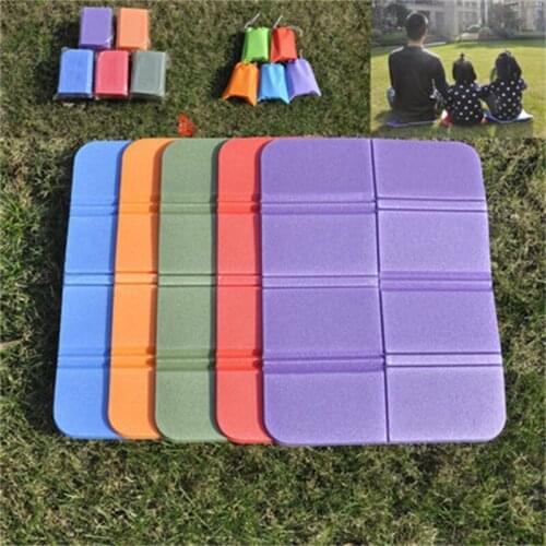Foldable Outdoor Double Camping Mat Seat Moisture proof XPE Cushion Portable Waterproof Foam Pads Yoga Chair Picnic Beach Pads