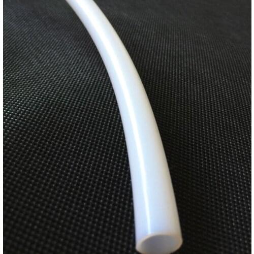 5meter/lot customization accepted hose milk white PTFE pipe high temperature resistance tube PTFE tube F4
