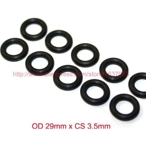 OD 29mm x CS 3.5mm black NBR nitrile o ring o-ring oring sealing rubber cord