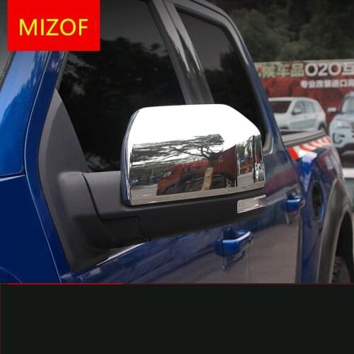 ABS Protective Decorated Rearview Mirror Covers For Ford Raptor F150 2015 16 17 2018 ACA036