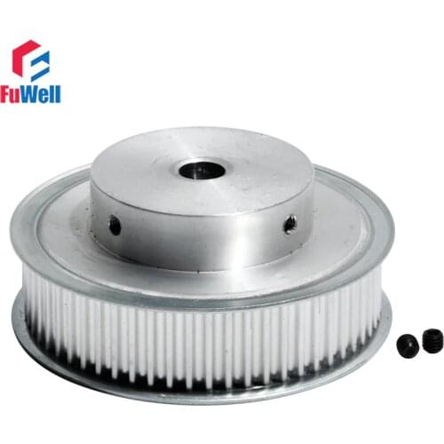 HTD5M Timing Pulley 45T 21mm Belt Width 45Teeth Transmission Pulley 8/10/12/14/20mm Bore Aluminum Alloy 5M Toothed Belt Pulley