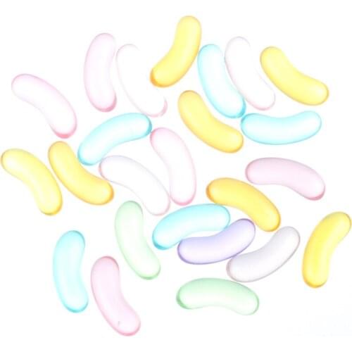 20Pcs Mixed Clear Resin Candy Decoration Crafts Flatback Cabochon Scrapbooking Fit Phone Embellishments Accessories