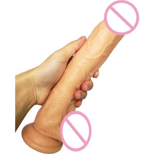 27.5CM Long Dildos Suction Cup Big Dildo Realistic Soft Penis Large Dick Masturbator Vagina Or Anal Plug Sex Toys For Woman