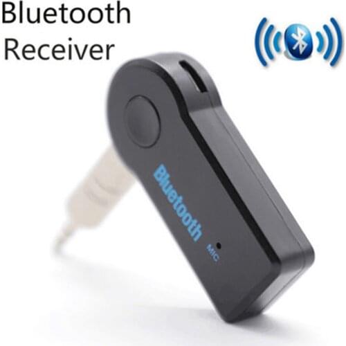 Kebidumei Universal 3.5mm Car A2DP Wireless Bluetooth Car Kit AUX Audio Music Receiver Adapter Handsfree with Mic For iPhone8