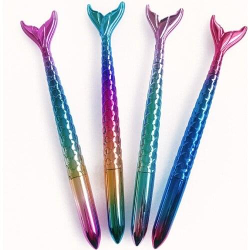 50pcs/lot beautiful fish style gel pen water ink pen black ink sign pen school office stationery supplies party promotion gift