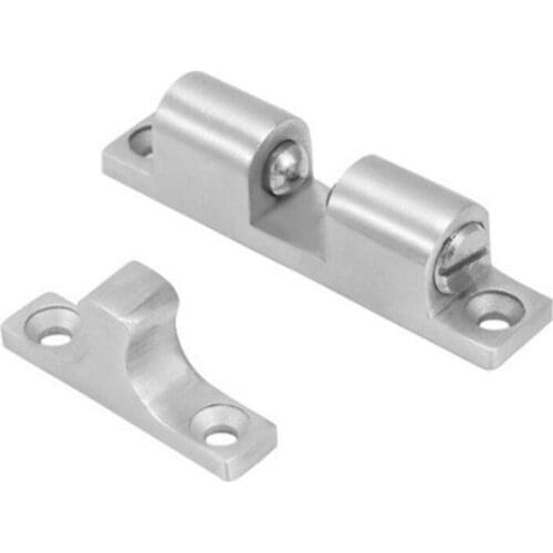 63HA Stain-less St-eel Touch Bead Ball Buckle Industrial Cabinet Door Plug Furniture Hardware Door Plug Furniture Hardware