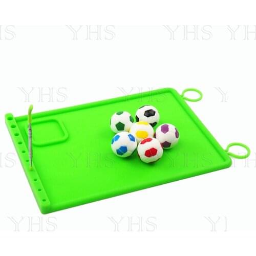 8ML a set of football Silicone Container & dab tool & dab mat Silicone Container For Oil Crumble Honey Wax Silicone Jars Dab