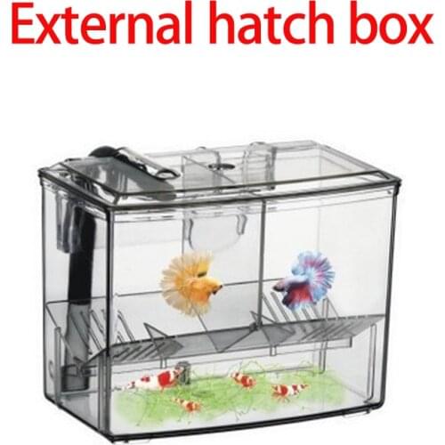 Arcylic Breeding Box Baby Fish Hatch Separation Box Fish Aquarium Small Fish Sick Fish Air Pump Improve Hang On Breeding Box