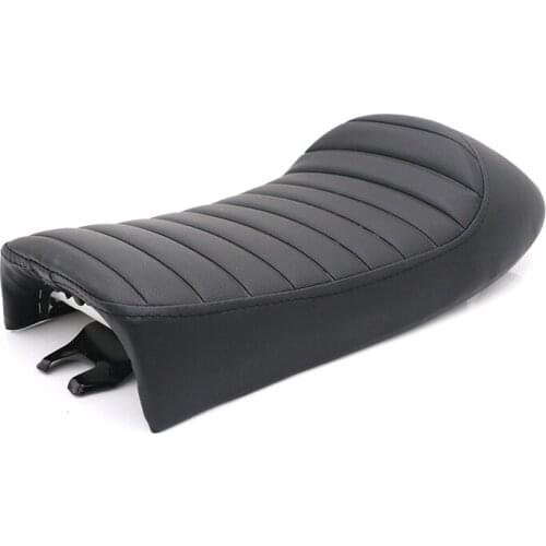 Black Motorcycle Cafe Racer Seat Hump Saddle Retro Seat Custom For Honda CB200 350 CL350 Kawasaki Z750 KZ650C Yamaha XJ XS XT