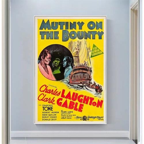 CP1183 Mutiny on the Bounty (3) Classic Hot Movie Print Silk Fabric Poster Indoor Wall Art Decor Gift