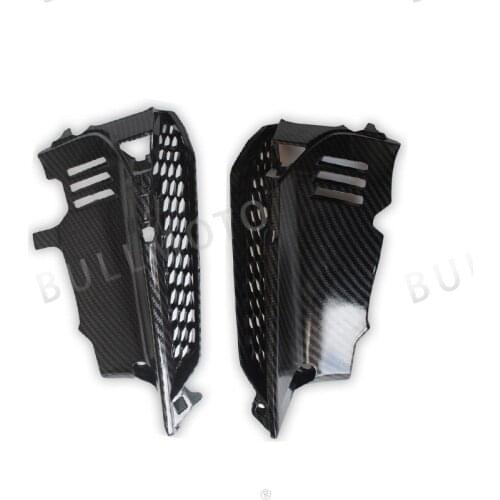 For Honda cb650f 2017 2018 2019 Motorcycle Matte black unpainted Surface + carbon fibre Air Vent Panel Trim Fairing Two styles