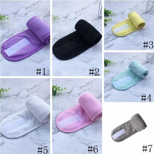 Spa Bath Shower Wash Face Elastic Hair Bands Women Sports Yoga Headscarf Ladies Cosmetic Fabric Towel Make Up Tiara Headbands